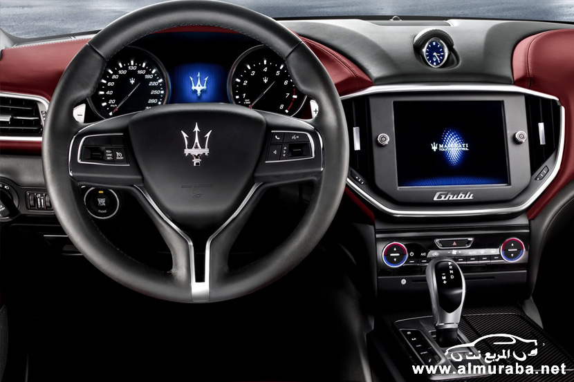 مازيراتي جيبلي 2014 الجديدة كلياً تنشر الصور الرسمية الأولى Maserati Ghibli 2014 26